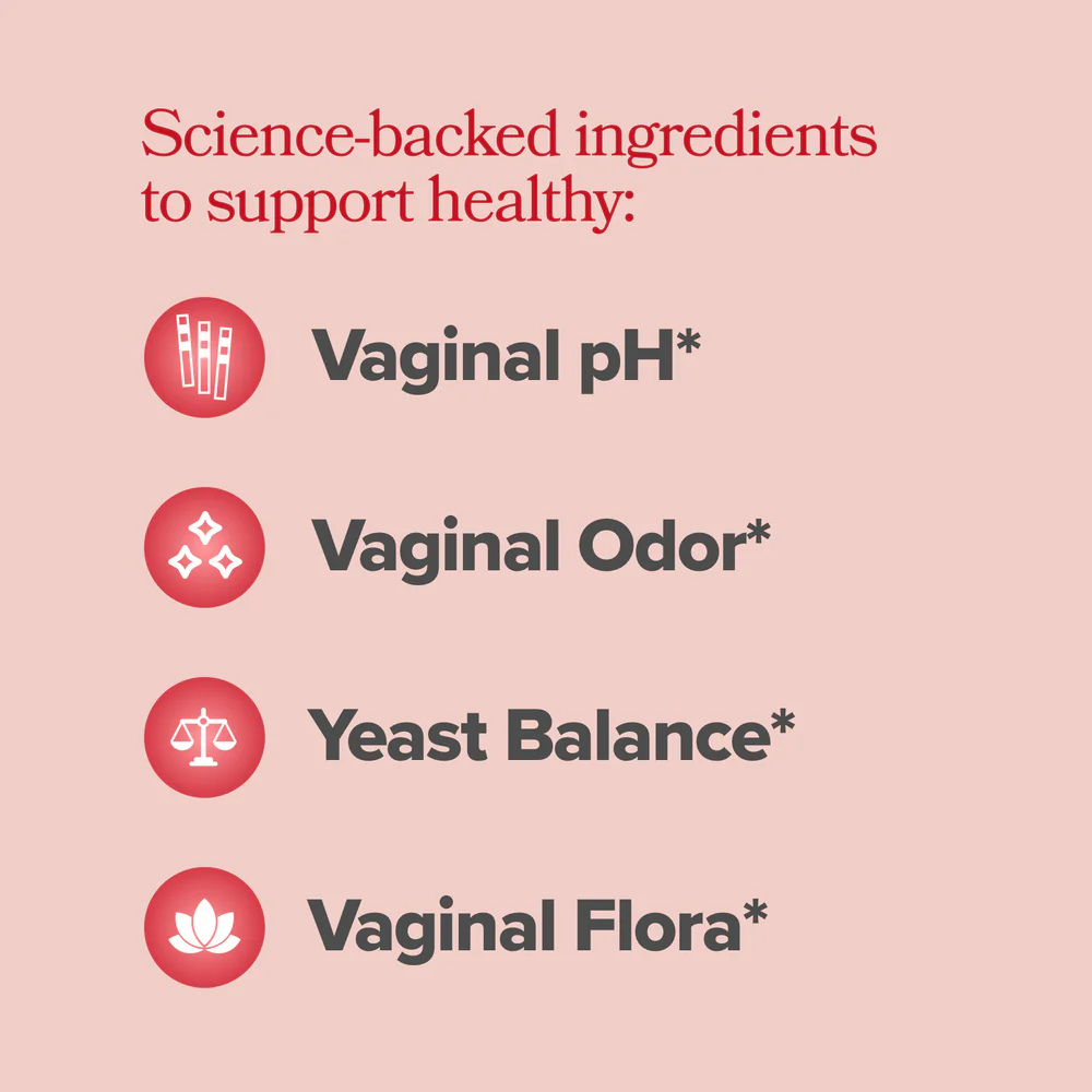 Vaginal Probiotics for Healthy Odor & pH*